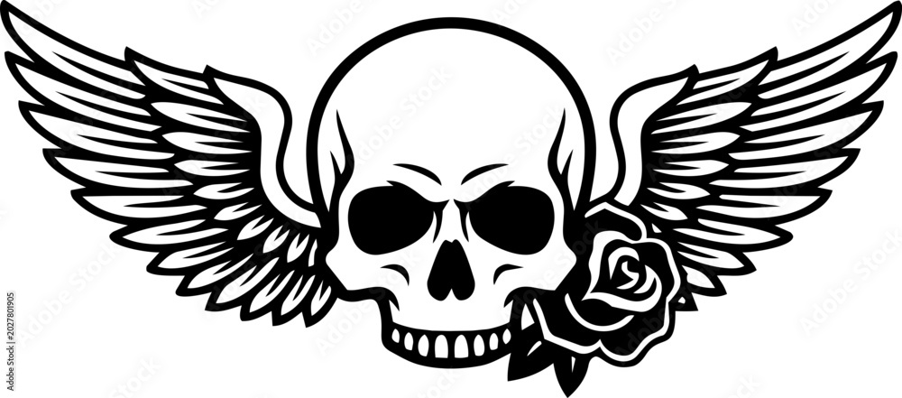 Fototapeta premium Mystic Celestial Skull with Cosmic Constellations