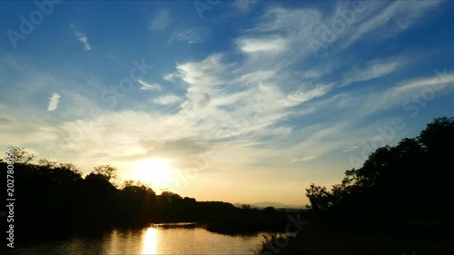 美しい夕暮れの光景