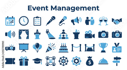 Bilde på lerret B2B pricing strategy business icons for financial planning and market analysis w