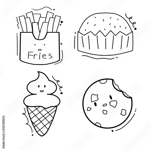 set of sweets