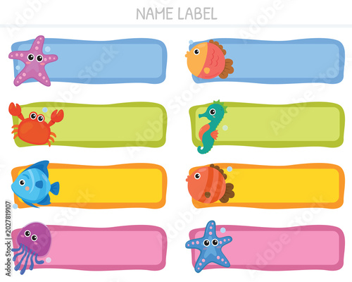 name label fish