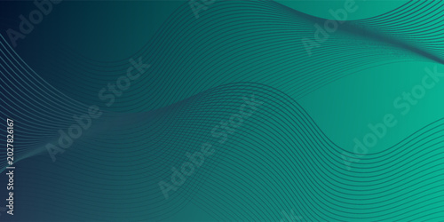 Foto Digital technology speed connect blue green background, cyber nano information, abstract communication