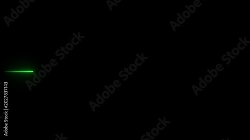 Heartbeat monitor showing heart pulse neon line animation isolated on black background. Glowing Animated Heart Pulse Line Indicating Functioning Cardiac Rhythm
