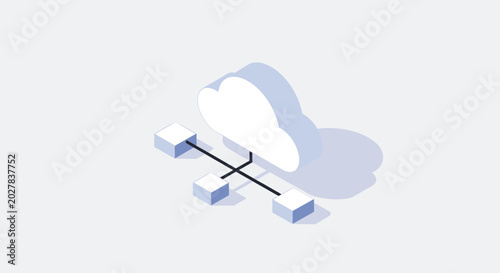Canvastavla Cloud Computing Network Connection Data Storage Concept.