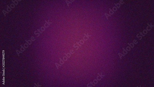 Abstract dark purple grainy gradient background vector illustration. Blurred soft radial glow with noise texture banner template design.