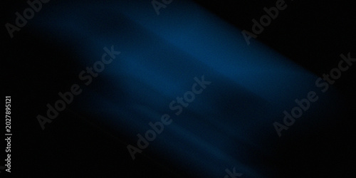 Schilderij op canvas Deep blue abstract background with smooth flowing light streaks created by long exposure photography art technique for design