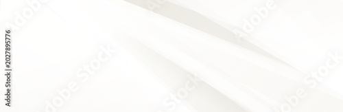 Konstfotografi Minimal white background with soft diagonal cream stripe sweep across center for