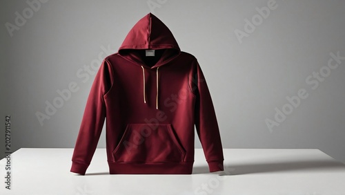 Folded Performance Hoodie on Neutral Surface