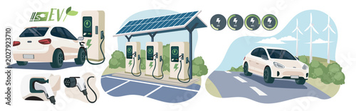 EV Charging and Green Energy Collection