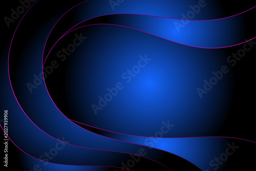 Blue Dark Gradient Background