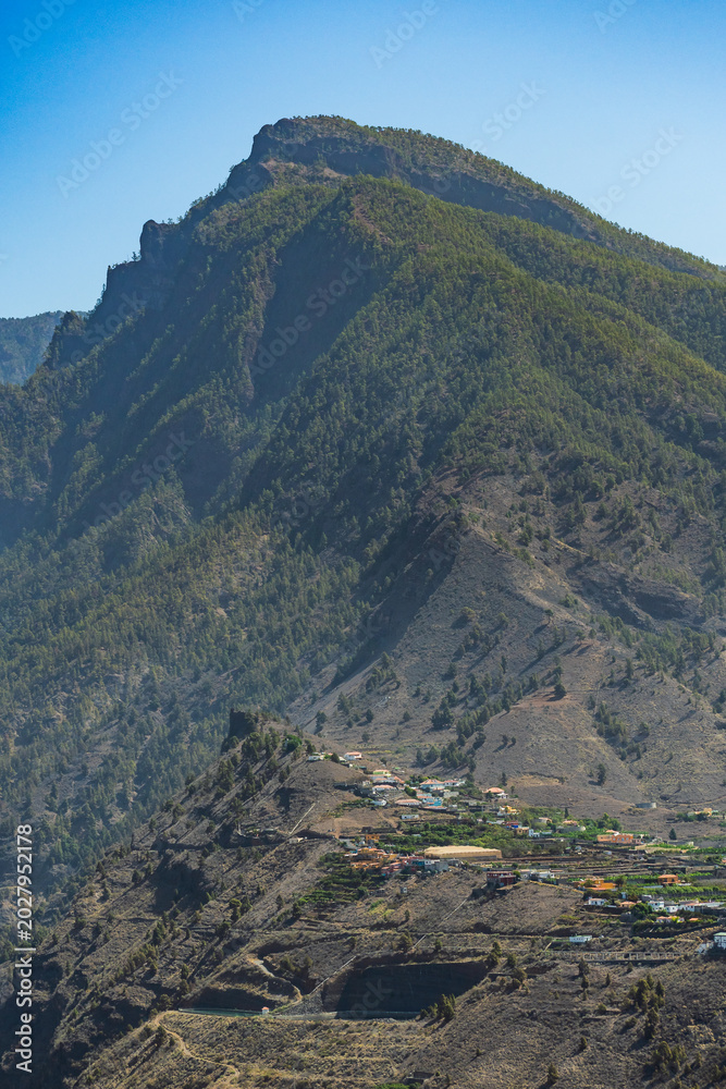 Obraz premium Landscape of Tijarafe (La Palma, Spain)