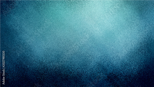 Bild auf Leinwand Abstract textured grunge background in deep blue and turquoise hues with soft light effect and subtle vignette