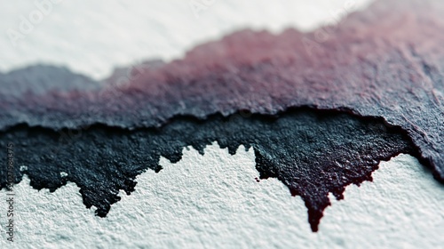 Ink Absorbed into Blotting Paper Macro Texture