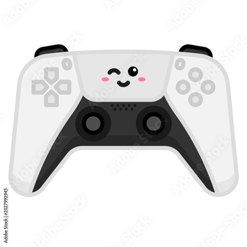 Cute Game Control Illustration