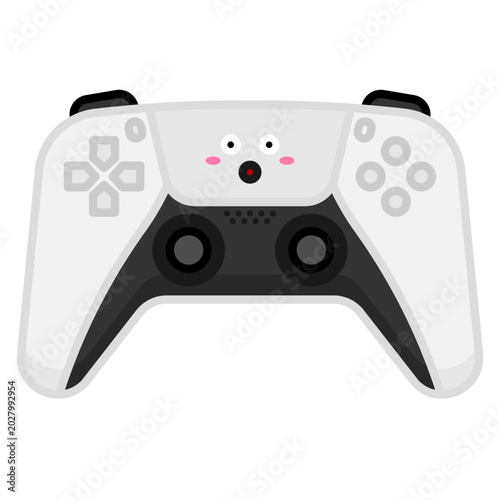 Cute Game Control Illustration