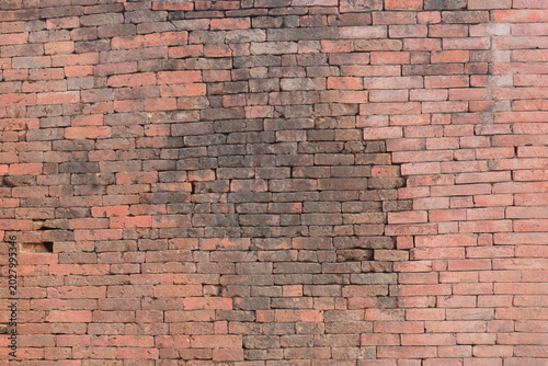 Canvas Print A red brick wall