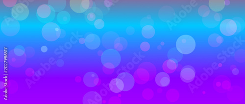 Blue and purple gradient background with soft light bokeh backgorund