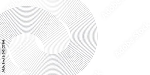 Trendy bright circle lines design. modern line gradient background. abstract glowing circle lines on dark background. Suit for poster, cover, banner, brochure, website