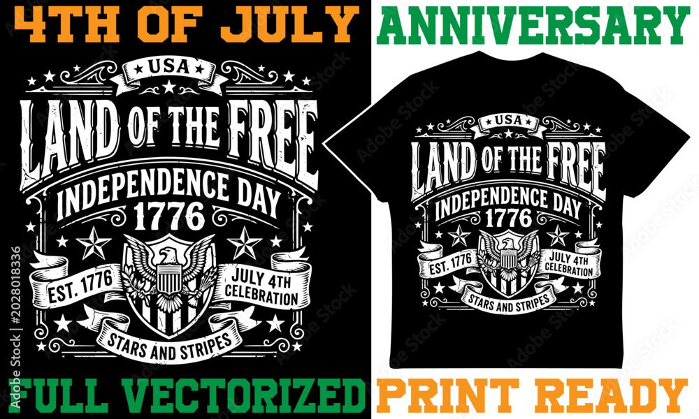 Fototapeta premium Usa independence day 
