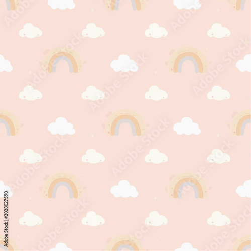 seamless pattern with sky