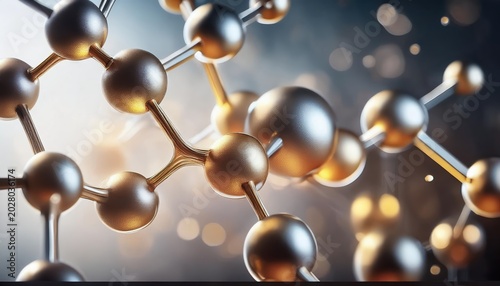 Innovative visualization of firefly zinc and bisabolol molecules highlighting unique structural properties and interactions in a scientific context