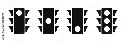 Photos Traffic Light Icons Collection