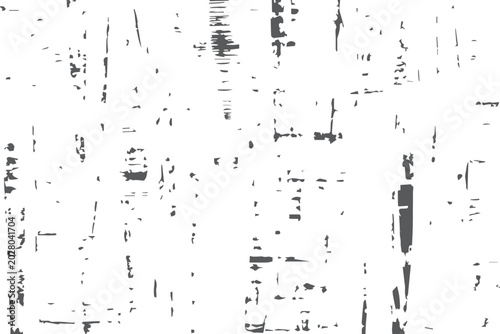 Cuadro en lienzo Scratches on metal panel surface