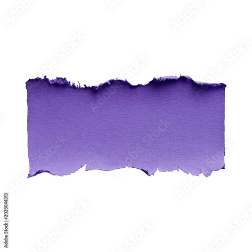 Purple watercolor, torn paper edge, artistic background, purple texture