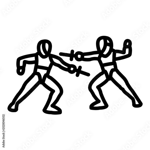 Foto Fencing Tournament Icon