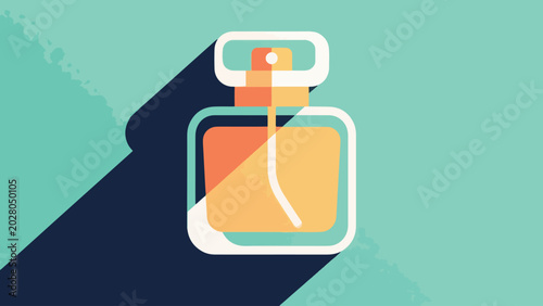 Foto Illustration Of A Perfume Bottle Vector Design Template