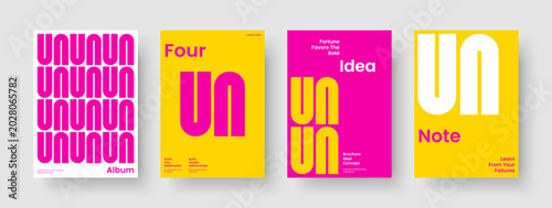 Foto Geometric Poster Layout