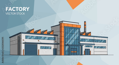 Industrial Factory Building Structure.