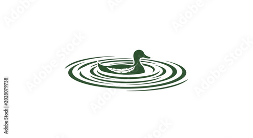 Green water ripple effect closeup detail.