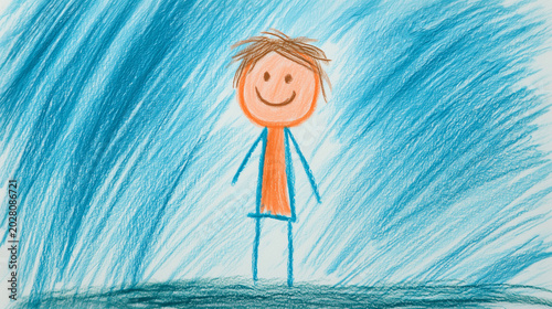 un dessins d'un enfant 