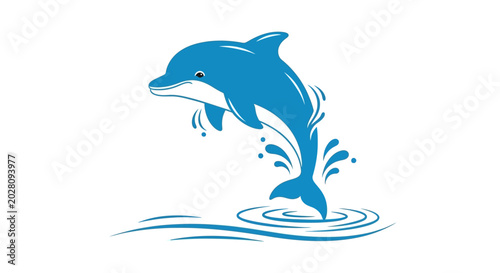 Photos Dolphin jumping out of water fast.