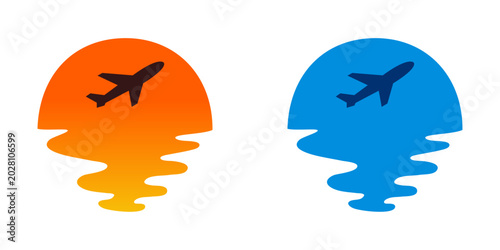 Tableau sur toile Logo agencia de viajes