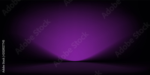 Abstract gradient podium background. Violet, purple and lilac empty 3d studio backdrop. eps10