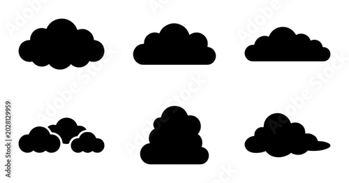 Photos Black Cloud Silhouettes Collection