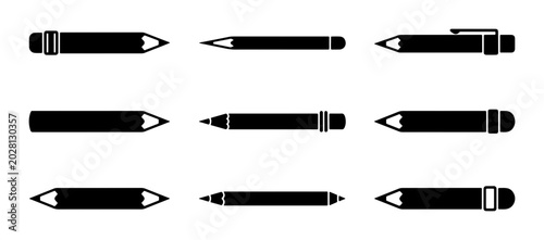 Foto Collection of Black Writing Instruments