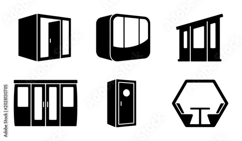 Fotografie Modern Pods and Booths Collection