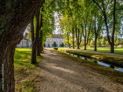 Konstfotografi Royaumont Abbey, in Asnières‑sur‑Oise, France,  Gothic Cistercian monastery with