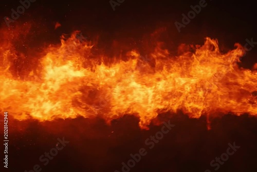 fire in the dark