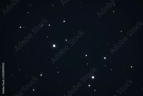 starry sky with stars