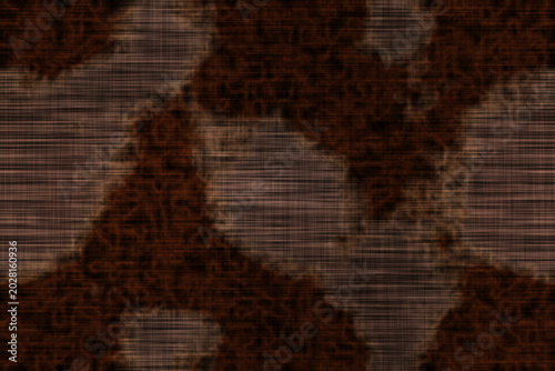 Schilderij op canvas Seamless tarnished oxidized copper background showing heavy industrial damage an