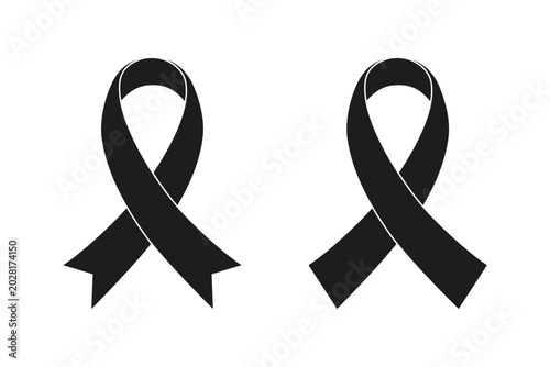 Cancer icon. Medical vector illustration. Black icon in flat style is isolated on white background.