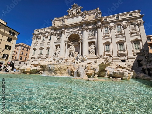 Photography trevi fountain rome italy