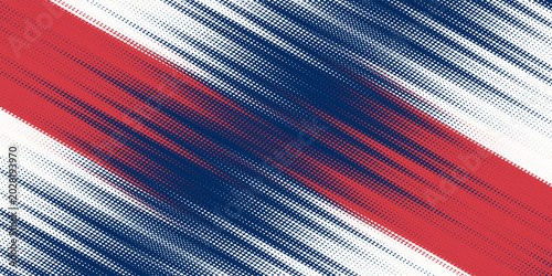 Abstract sport brush texture and pattern on blue background. Wrap car concept with red and white grunge. Vector illustration