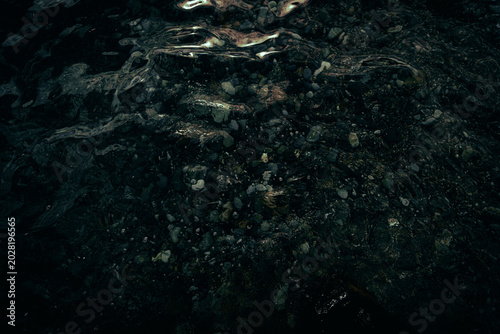 Картината върху платно Abstract dark water