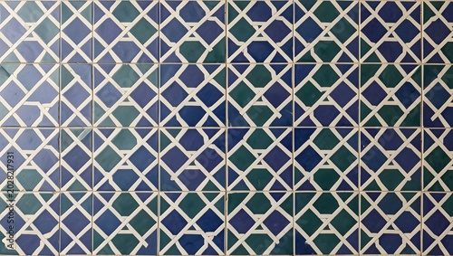 Geometric Islamic tile pattern