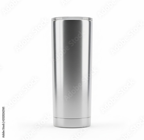 Sleek Stainless Steel Tumbler Cup Mockup